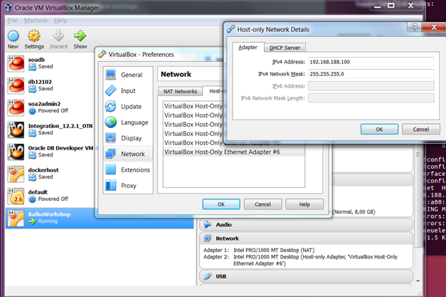 Network access to Ubuntu Virtual Box VM from host laptop