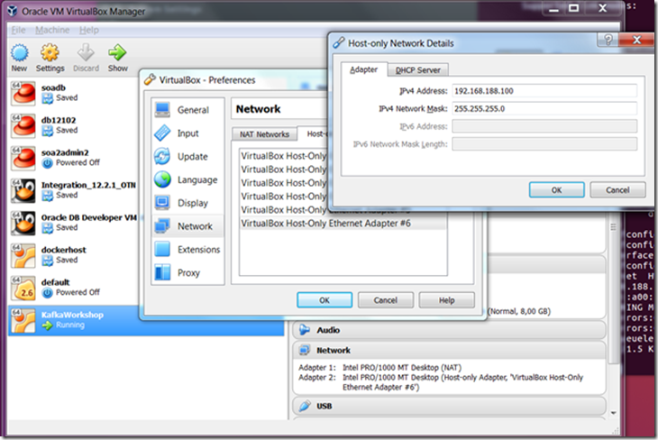 virtualbox vm static ip address