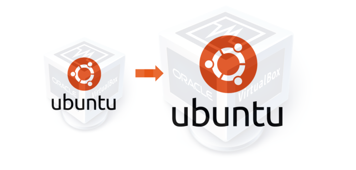 Ubuntu VM in VirtualBox: How to increase the size of a disk and make small(er) exports for distribution