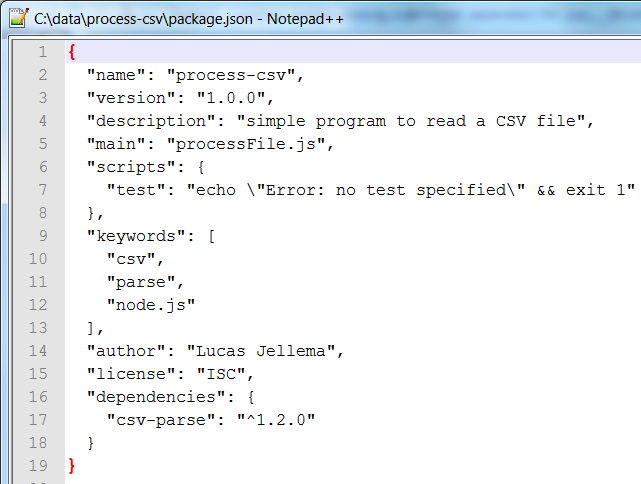 Node js read csv file