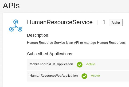 Oracle API Platform Cloud Service: using the Developer Portal for discovering APIs via the API Catalog and subscribing applications to APIs
