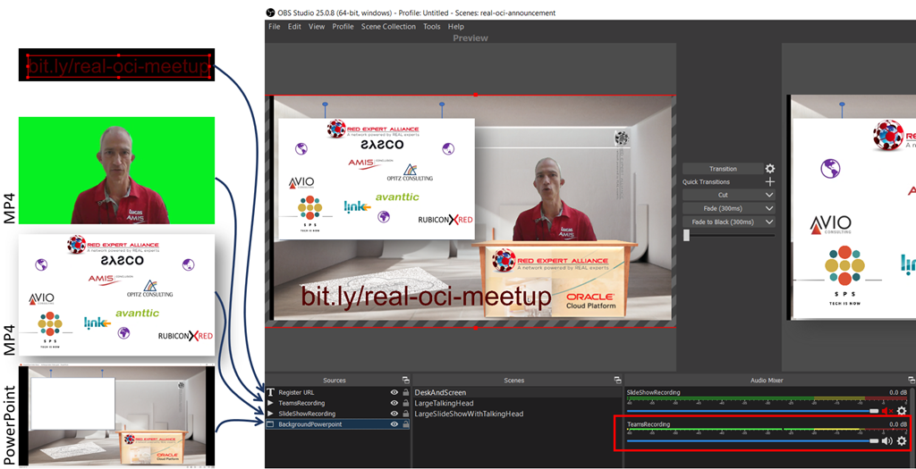 obs how to set up hotkeys for scenes