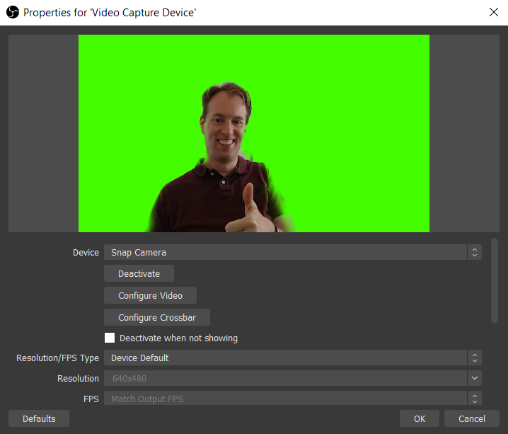 OBS Studio + Snap Camera: Putting yourself in your presentation live for  free!