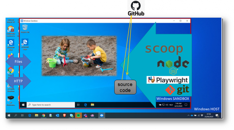 Quickly Run NodeJS Demos in Vanilla Windows Sandbox featuring Scoop