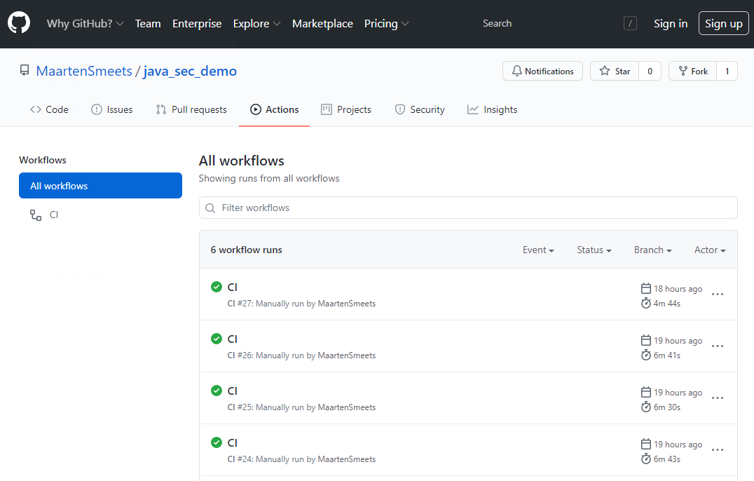 GitHub Actions: A first impression