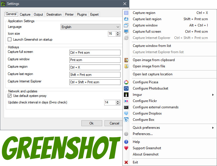 Review: Greenshot, Easy tool for screenshots