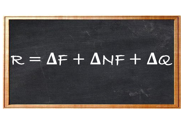 The Release Formula: R = ΔF + ΔNF + ΔQ
