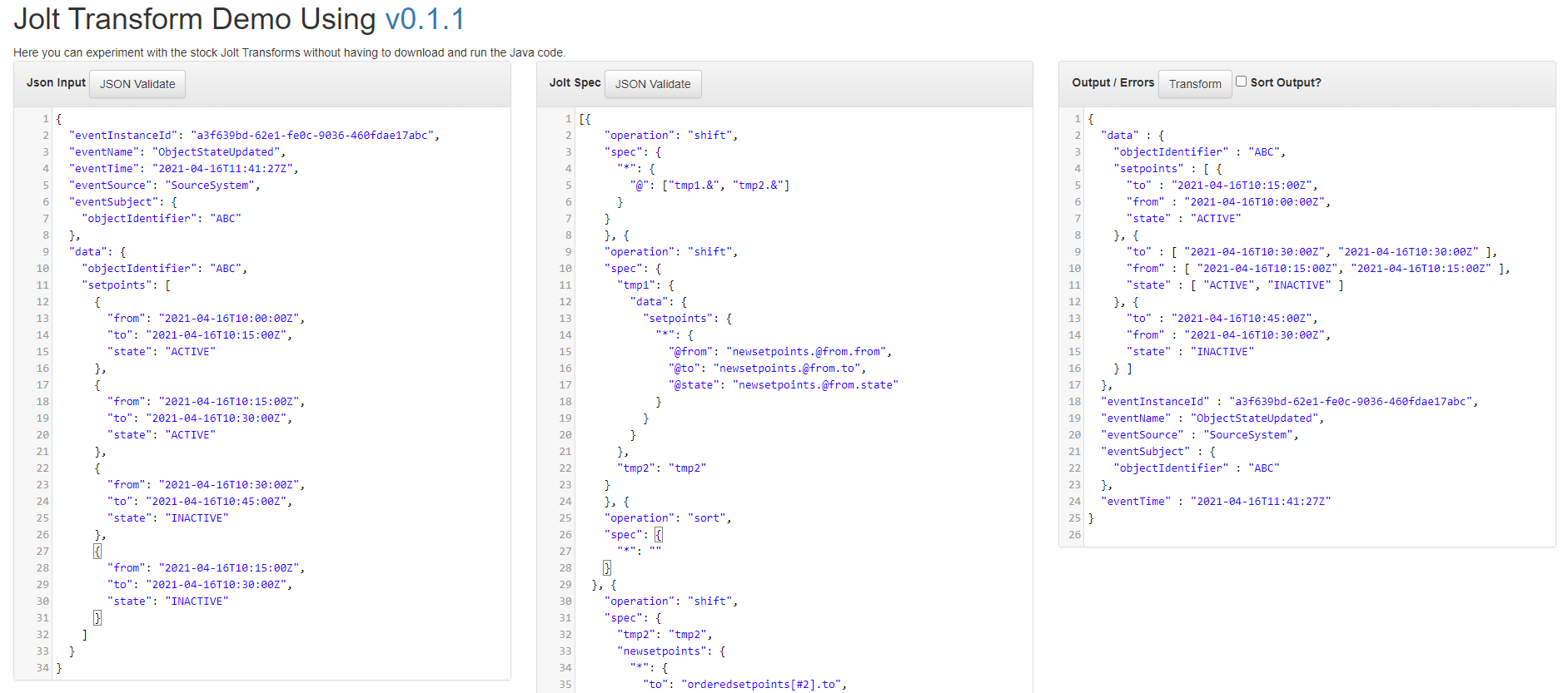 Apache NiFi Having fun with Jolt transformations