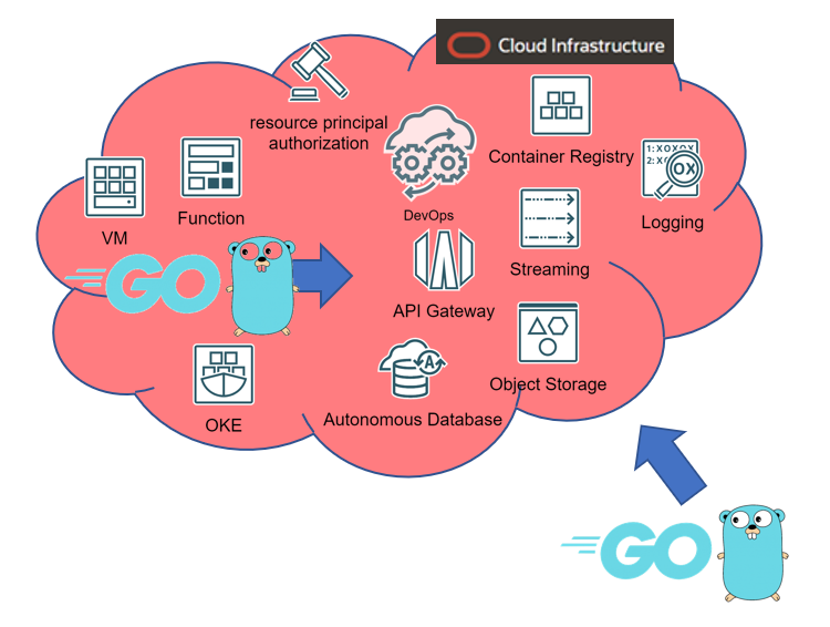 Five part article series introducing Go on OCI