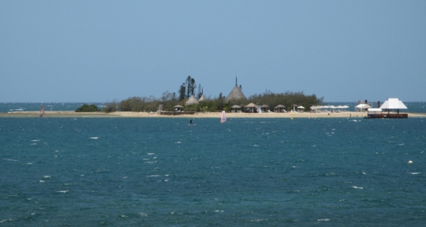 Image of Ile aux Canard as seen from ANse Vata