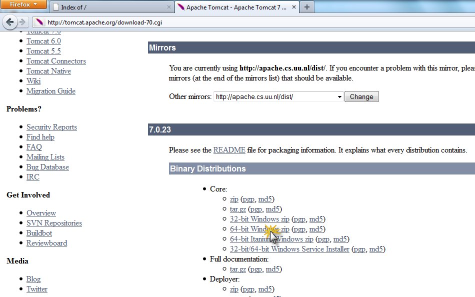 apache tomcat 7.0.62