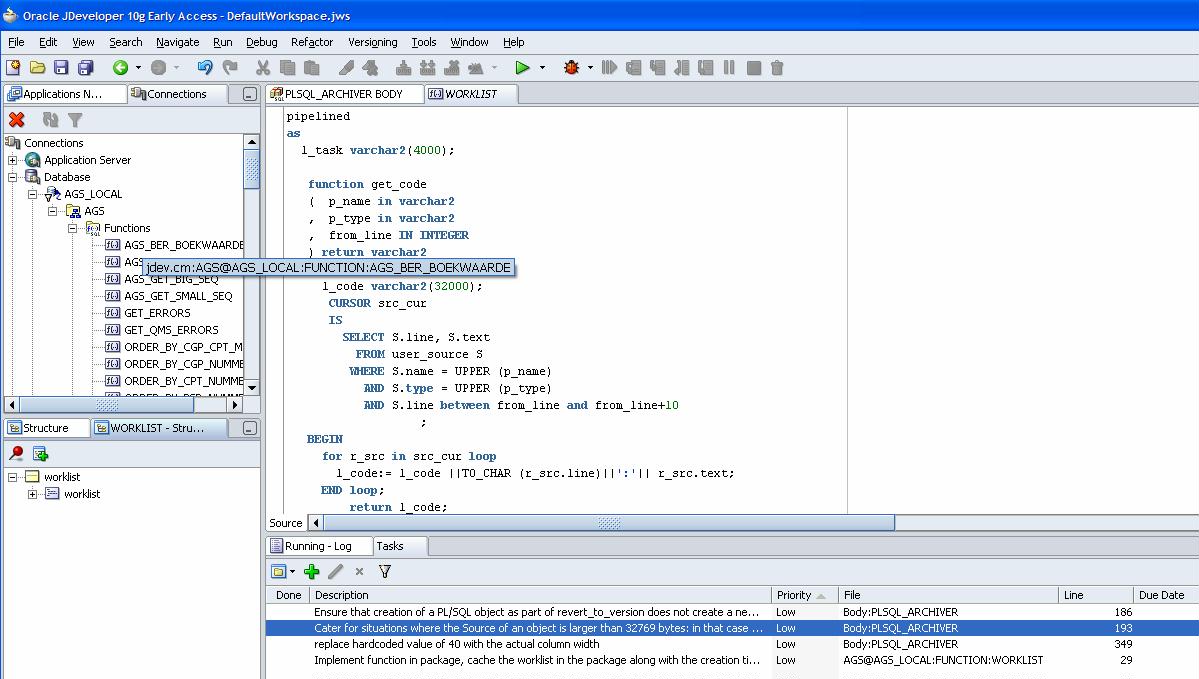 instr in oracle 10g